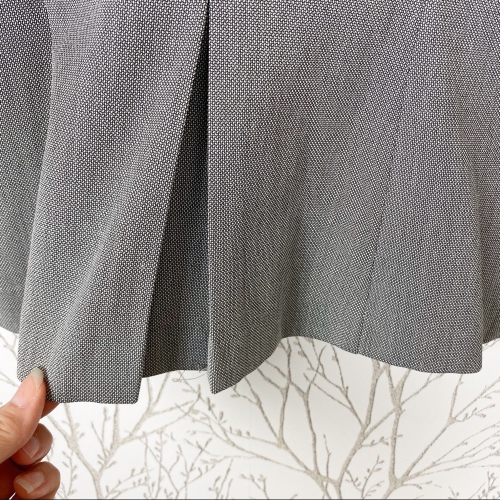 HALOGEN Gray Tweed Career Blazer Pockets 6 Office Business Work Wear - Picture 7 of 9